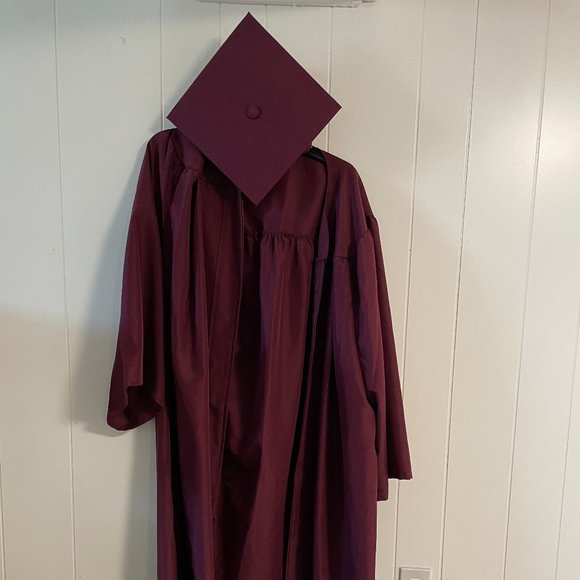 Herff Jones Other Herff Jones Burgudy Cap And Gown Asu Poshmark